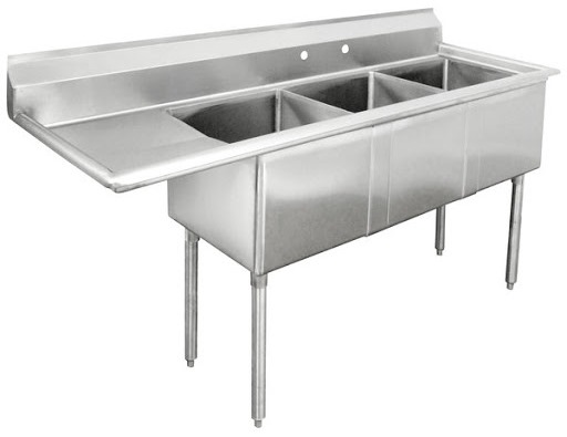 3-compartment sink